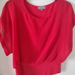Women's small red blouse
